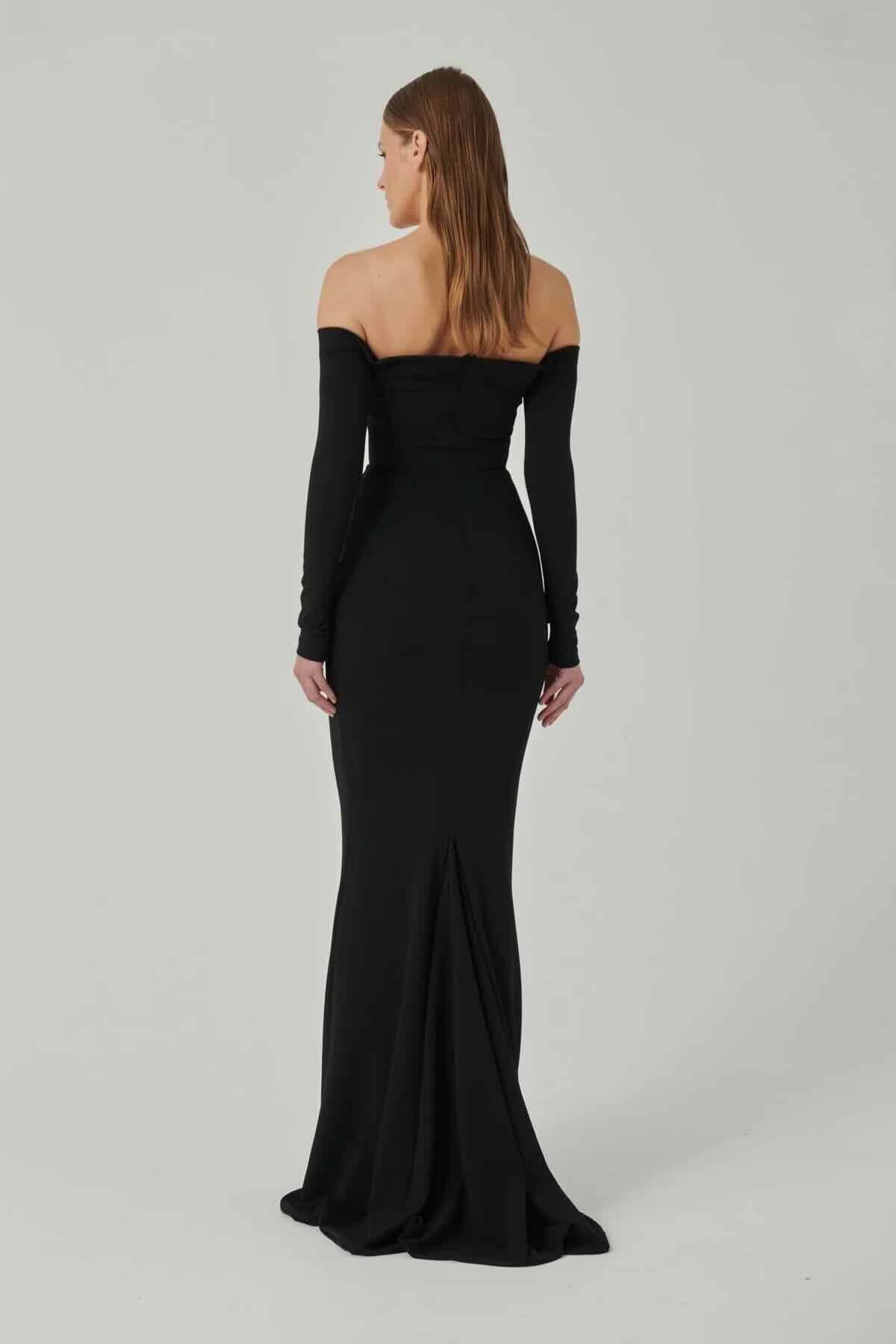 EFFIE KATS ANITA GOWN - BLACK photo 4