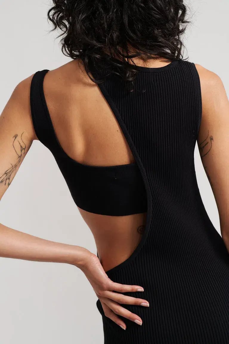 Henne Olympia Dress Black Size 8 photo 4
