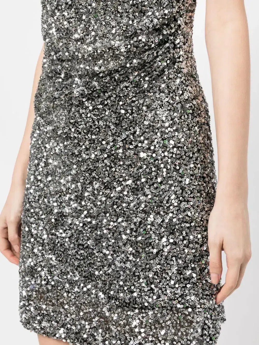 Rachel Gilbert Corrie Mini Dress Silver Size 1 / AU 8 photo 4