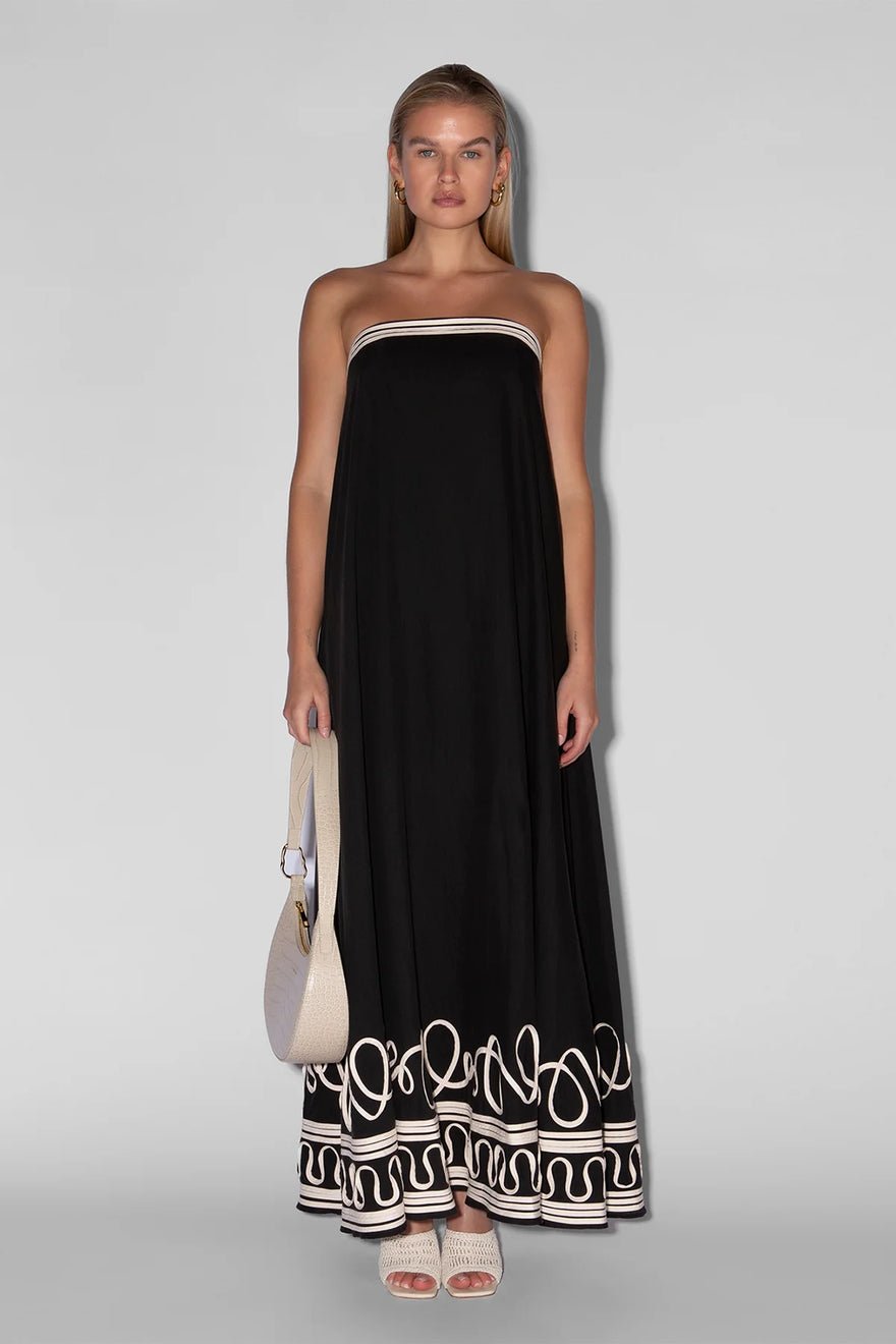 The Wolf Gang Casella Maxi Dress - Noir photo 2