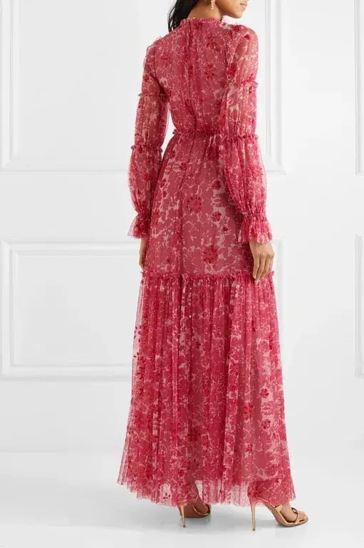 Needle and Thread Anya Embellished Gown Red Size 8 photo 7