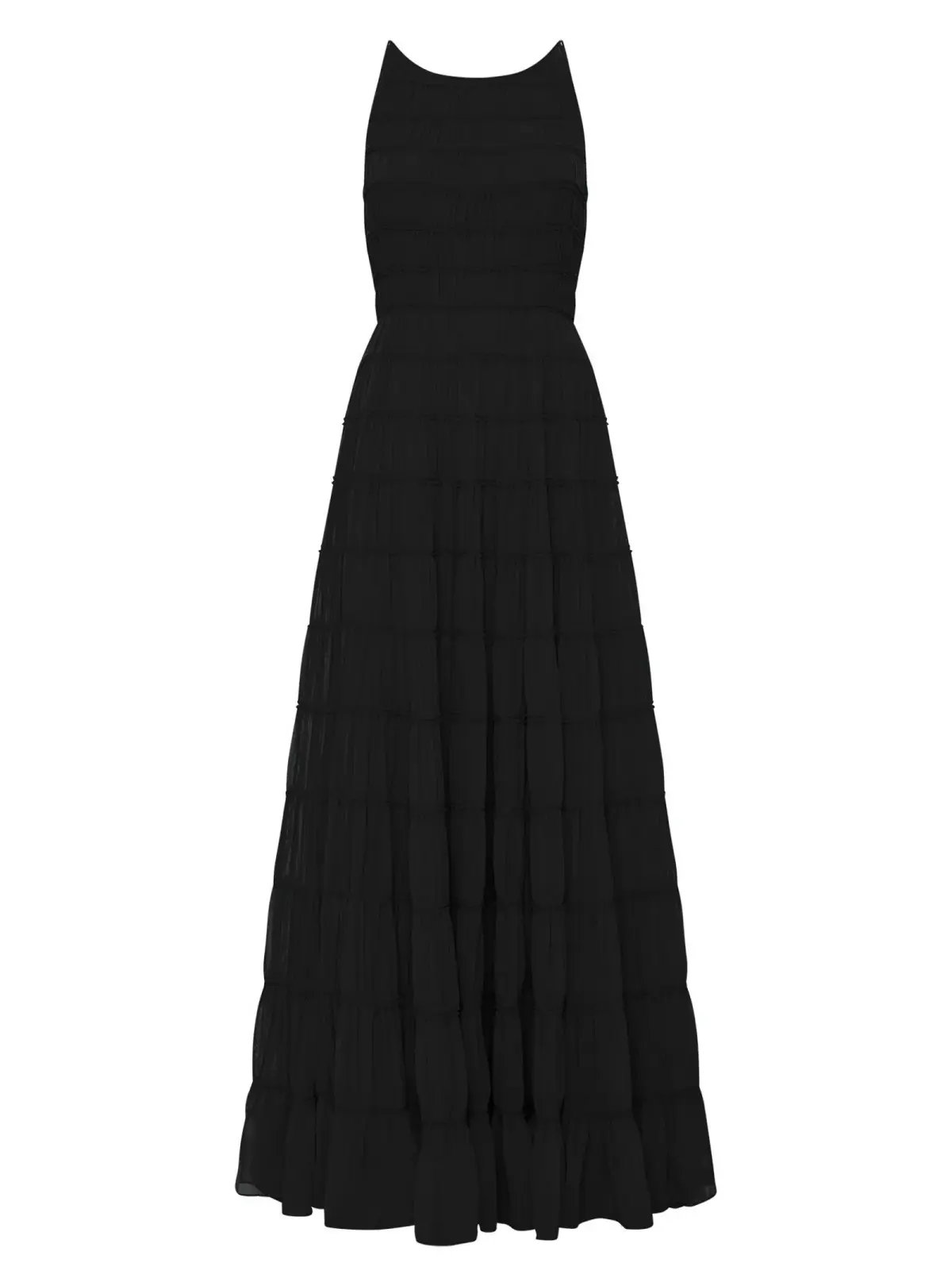 Aje Rosewood Ruched Maxi Dress in Black Size AU 12 photo 5