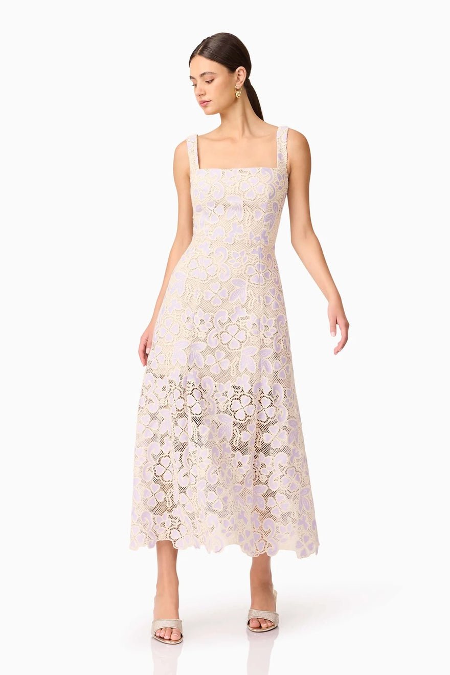 Elliatt Jasmine Midi Dress - Lilac Multi photo 2