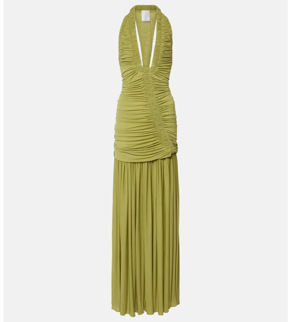 Christopher Esber Orion Gown in Green Olive Size S / AU 8 photo 5