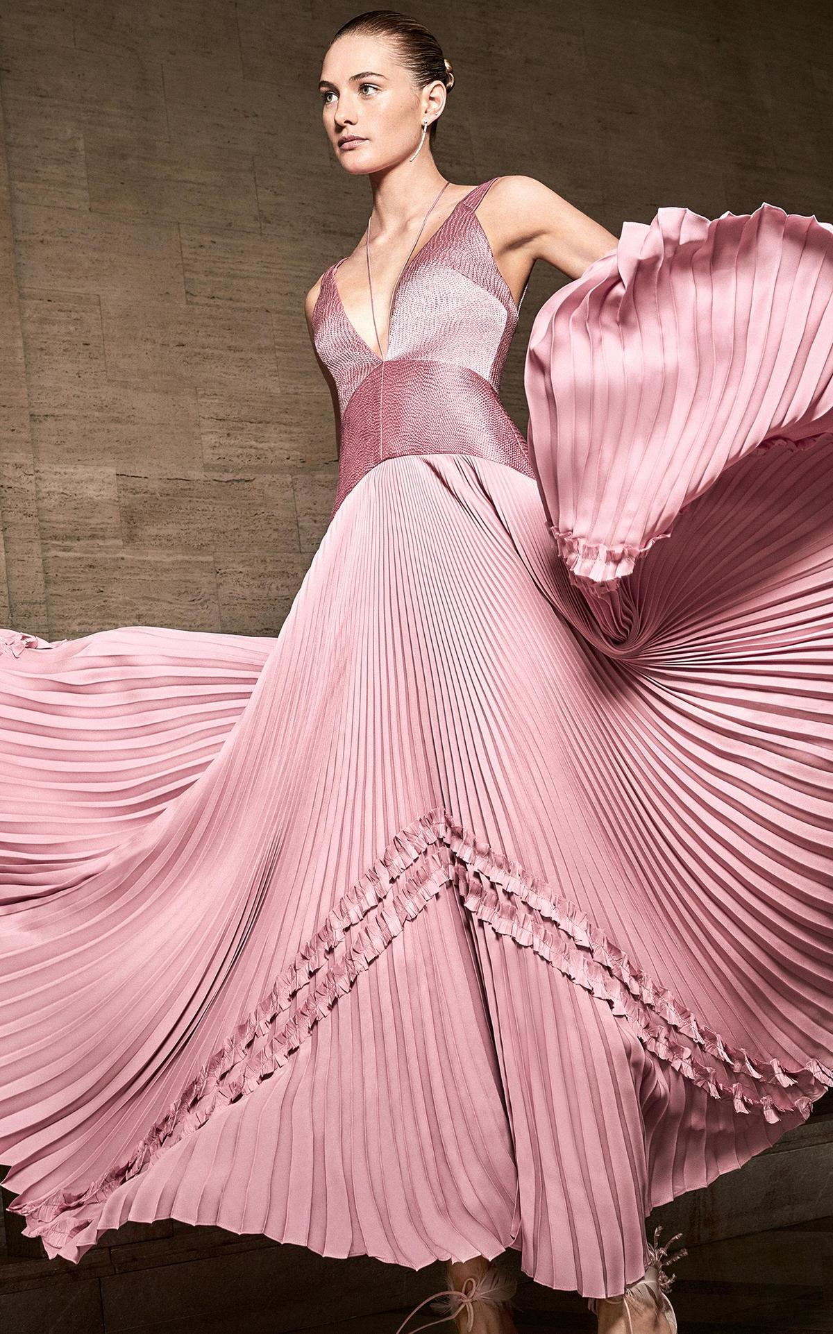 Bellona Pleated Maxi Dress photo 3