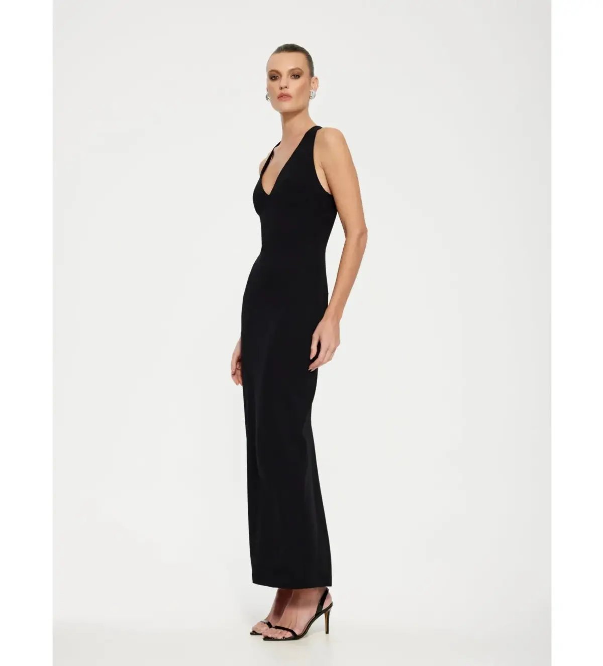 Effie Kats Black Eiza Gown in Black Size Small / AU 8 photo 2