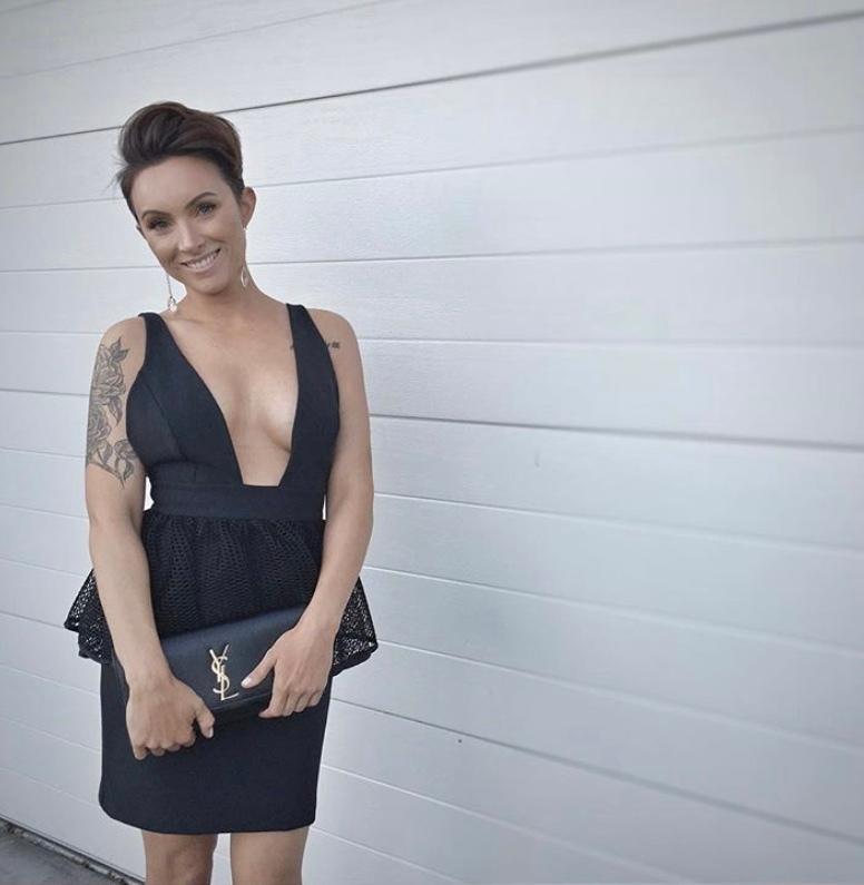 Vanessa Leanda Vienna Mini Dress Black Size 8 photo 2
