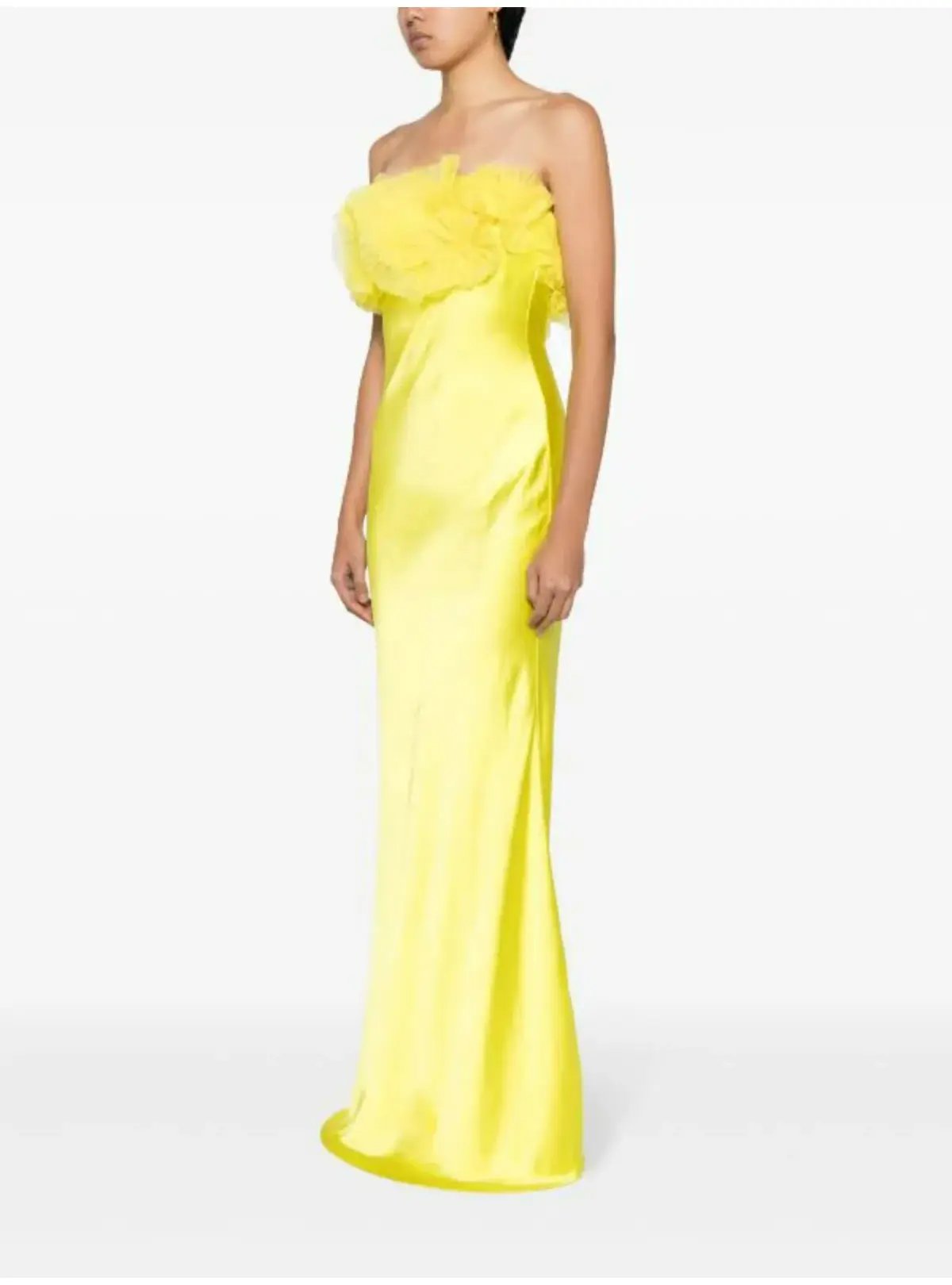 Rachel Gilbert Eyelar Gown Yellow Size 1  / AU 8 photo 3