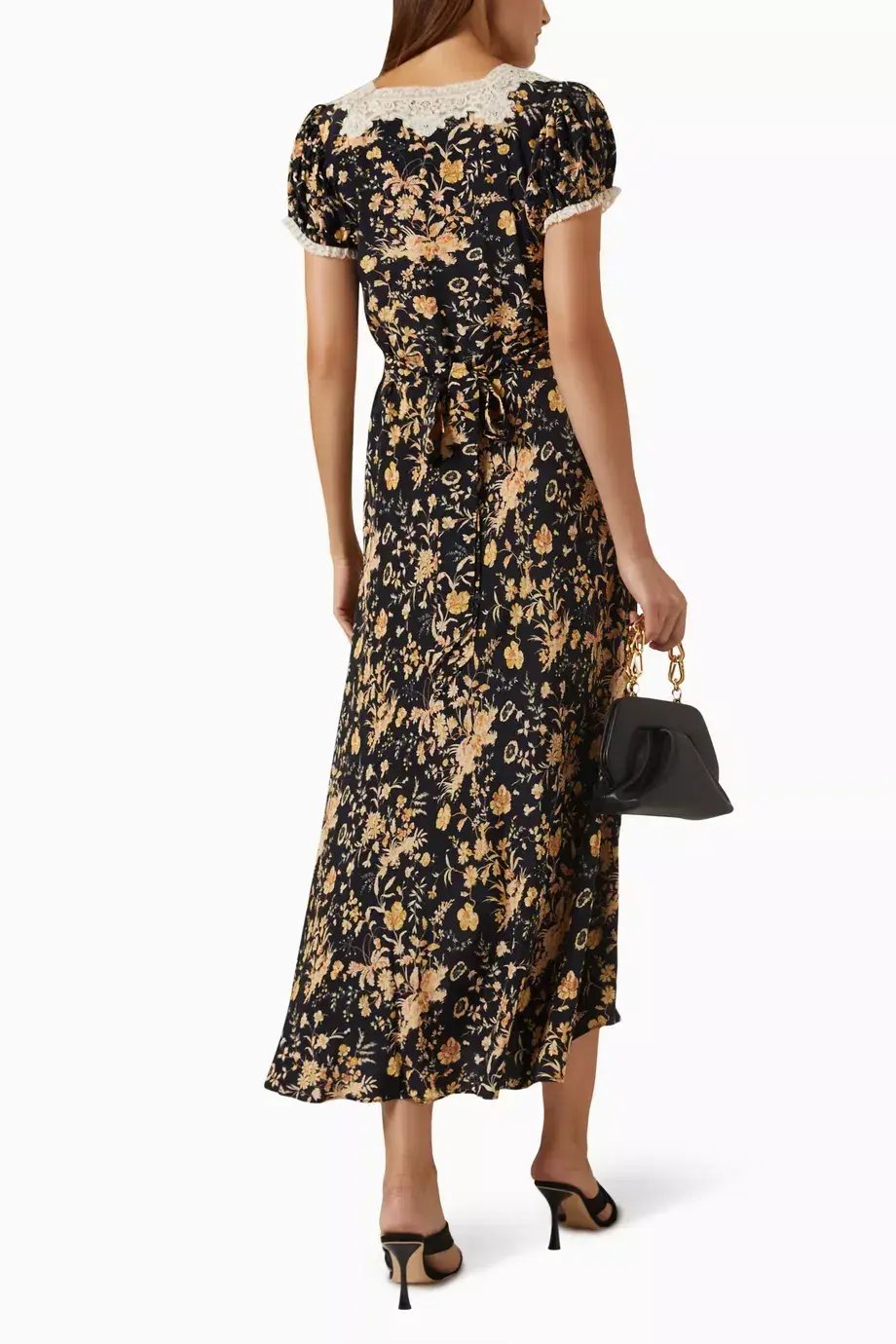 Doen Emeline Dress in Navy Floral Oaks Bluff Size S / AU 8 photo 3