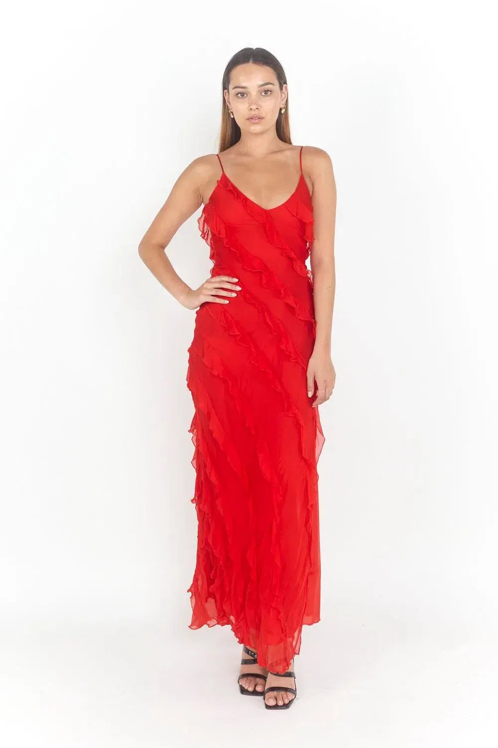 Rat & Boa Cecelia Dress Red Size XS / AU 6 photo 5