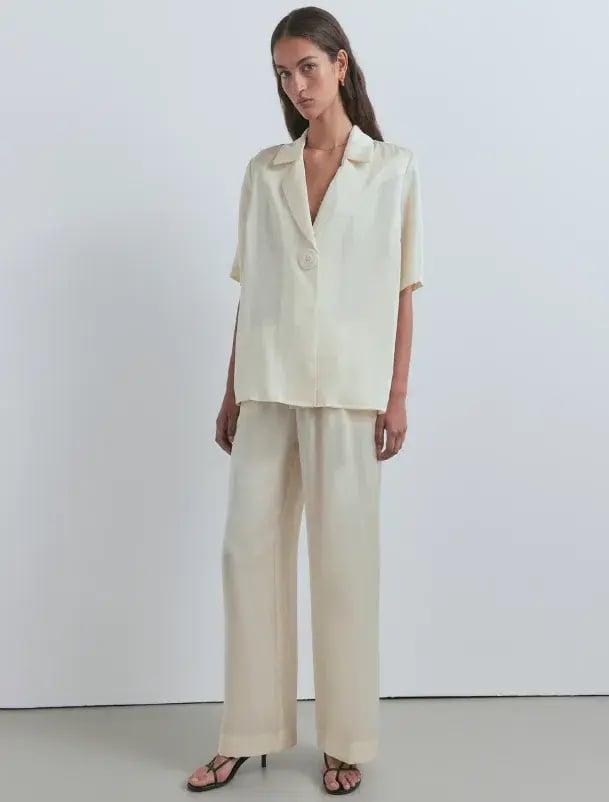 Viktoria And Woods Chorus Shirt And Pilot Pants Set Butter Yellow Size 0 / AU 6 photo 5