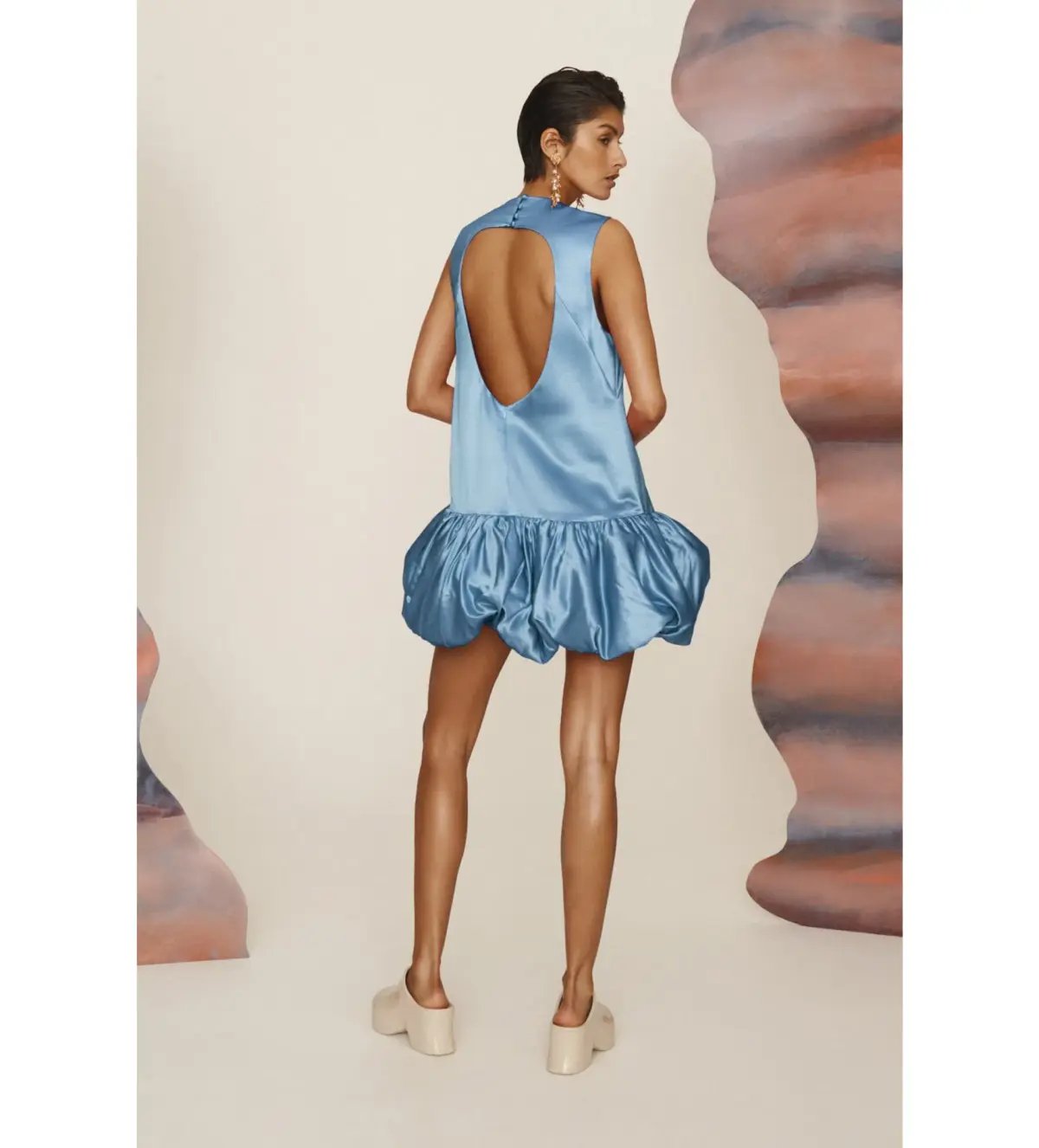 Alémais Caspian Mini Dress Blue Size AU 16 photo 2