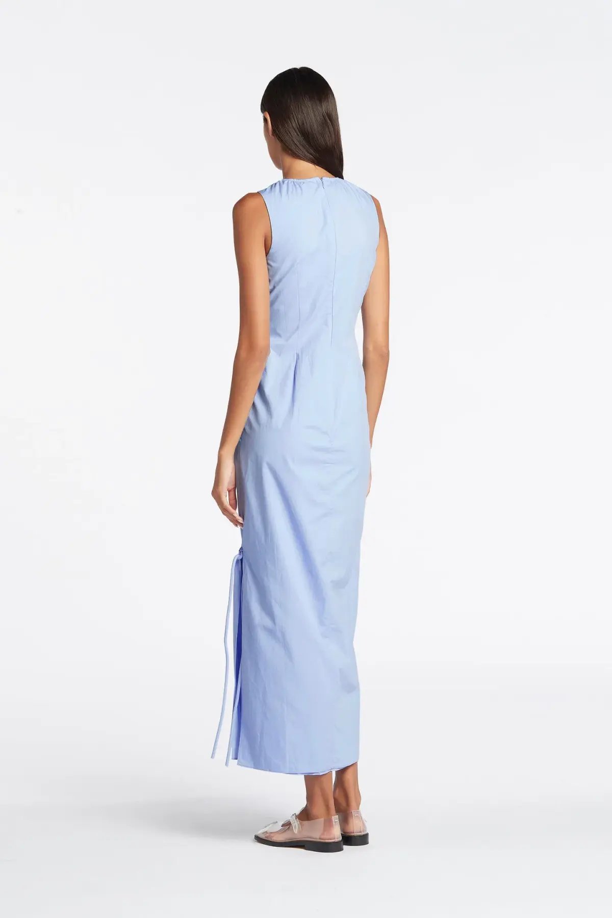 Sir the Label Ilkin Asymmetrical Dress Blue Size 6 photo 2