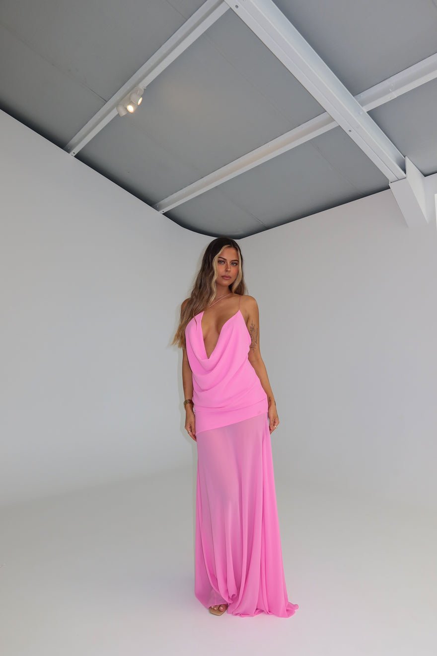 Natalie Rolt Dimity Gown Candy Pink photo 3