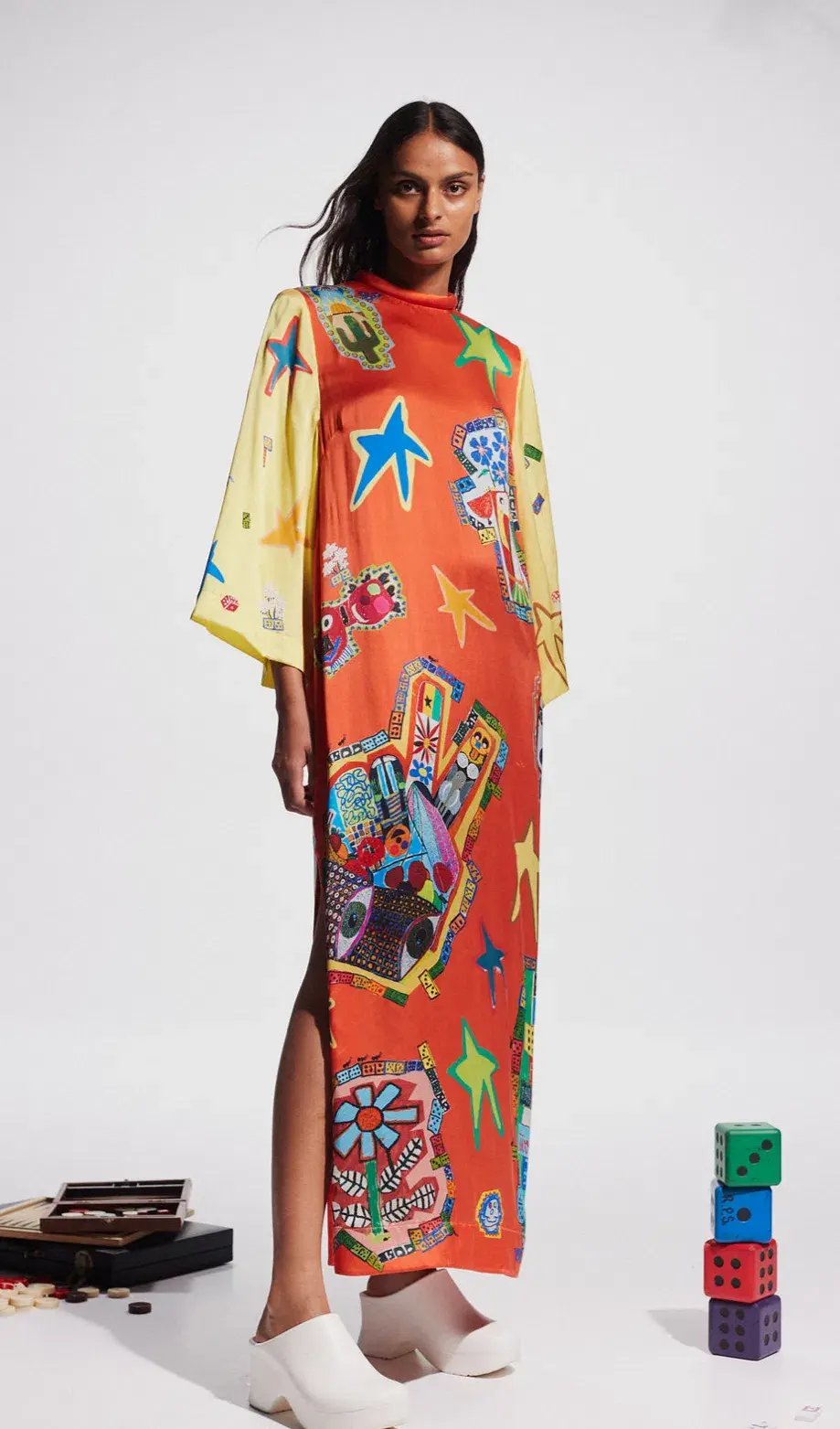 Alemais Players Midi Dress Multi Size AU 14 photo 2