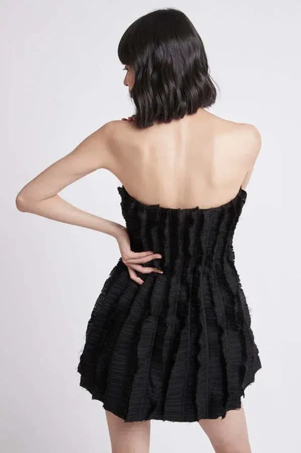 Aje The Hybrid Sleeveless Mini Dress Black Size 8 photo 2