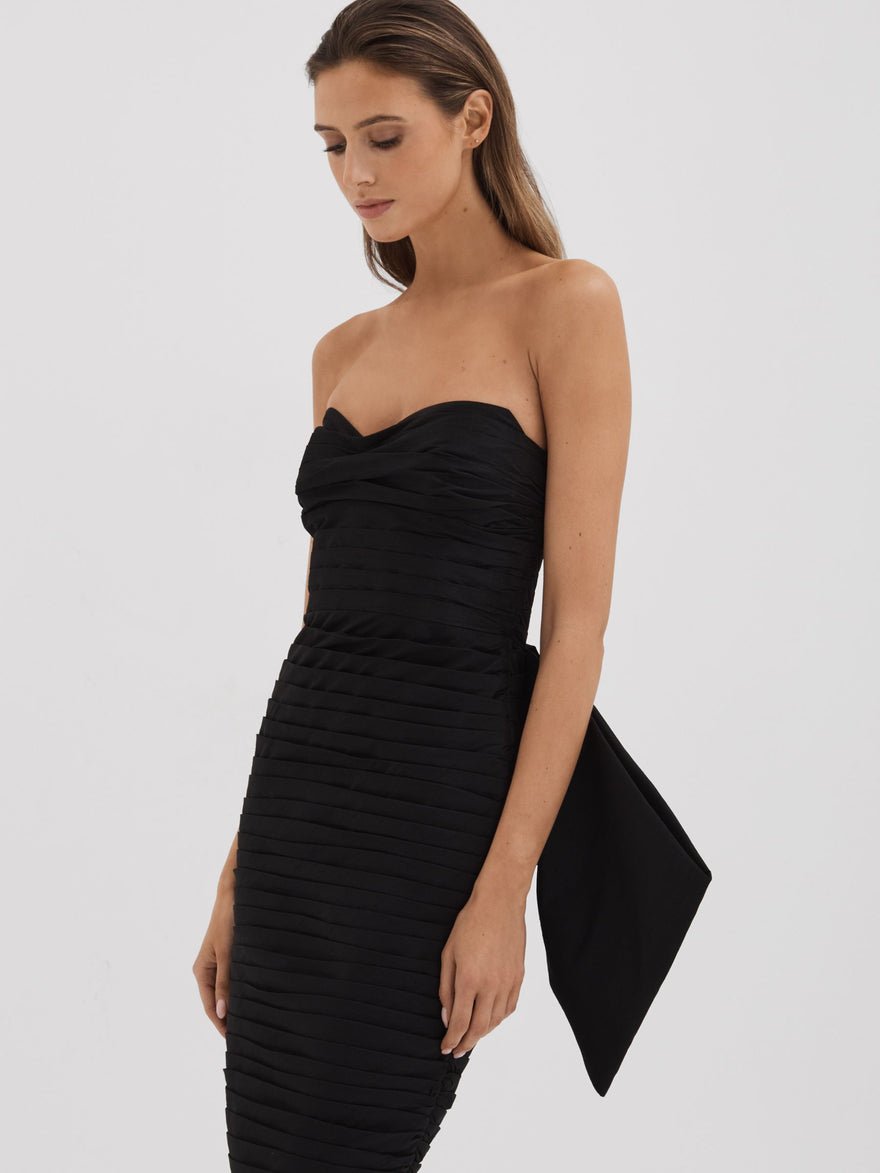 Rachel Gilbert Marji Dress, Black photo 3