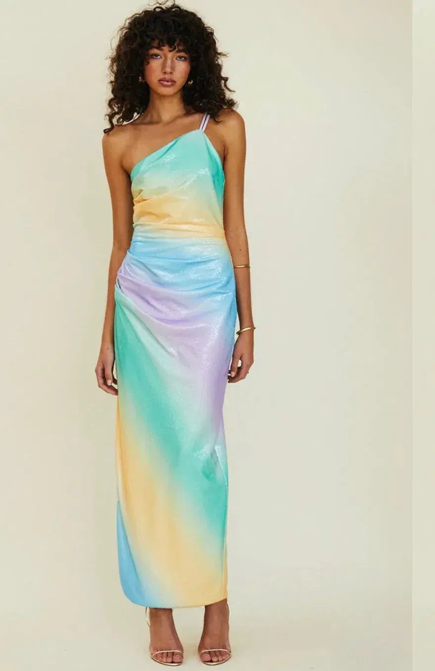 Suboo Sequin Mermaid Maxi Dress Multi Size 6 photo 2