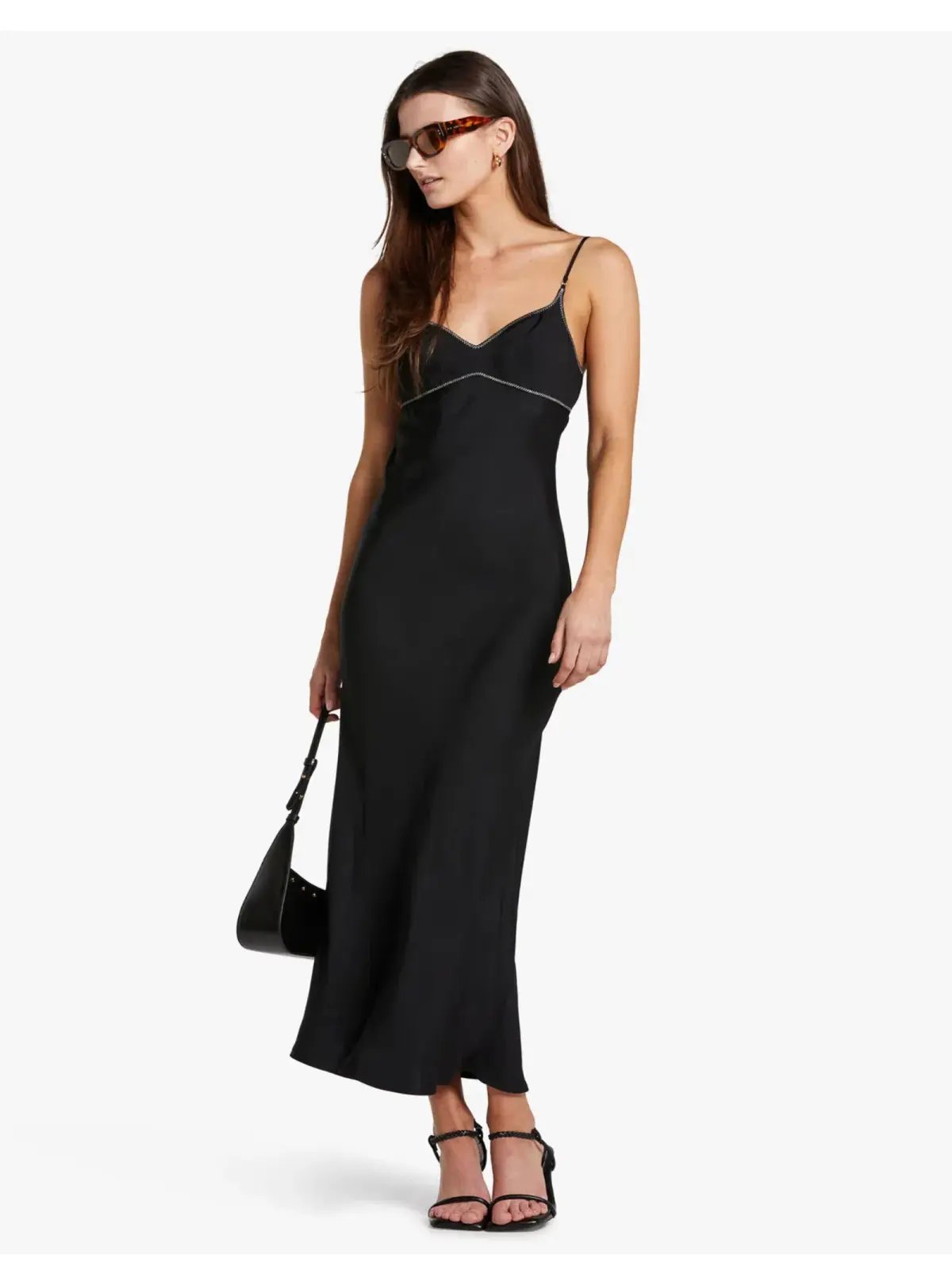Bec & Bridge Emery Midi Dress Black Size AU 6 photo 4