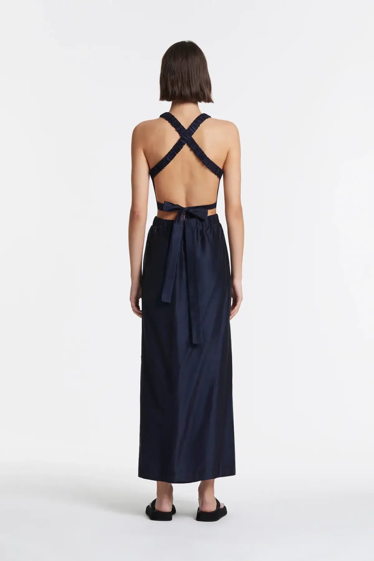 Sir the Label Franc Cross Back Navy Gown Size 0/AU 6 photo 2