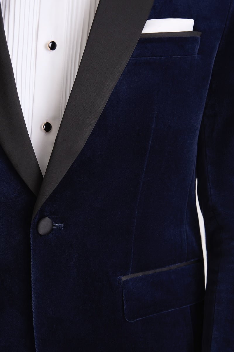 Blue Velvet Tuxedo Suitor Package photo 3