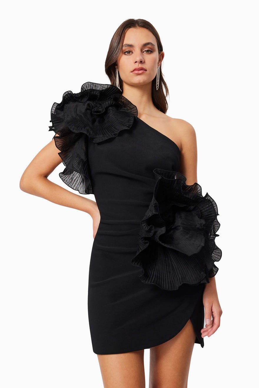 Elliatt Maya Cocktail Dress - Black photo 3