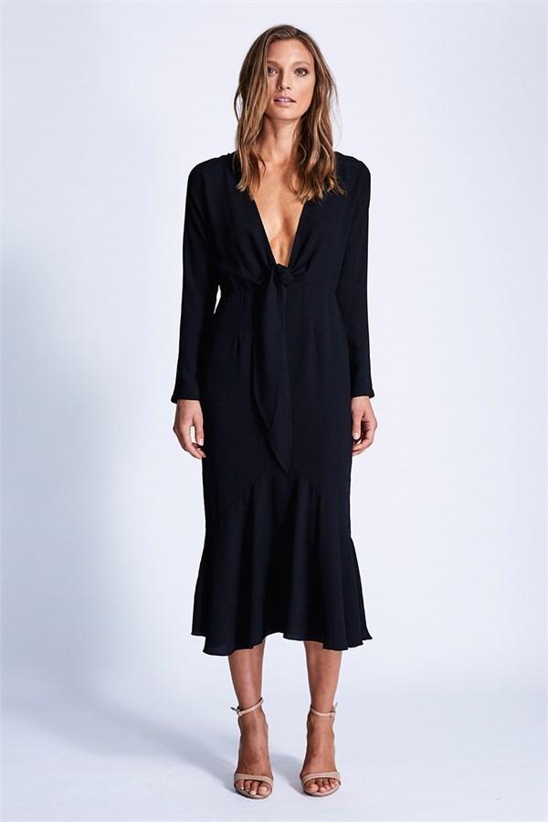 Maurie & Eve Joele Dress Black Size 8 photo 2