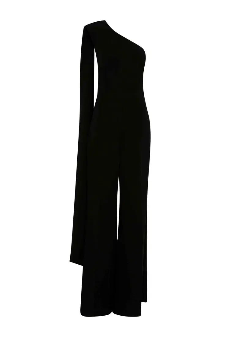 Carla Zampatti Homage To Carla Jumpsuit Black Size 10 photo 3