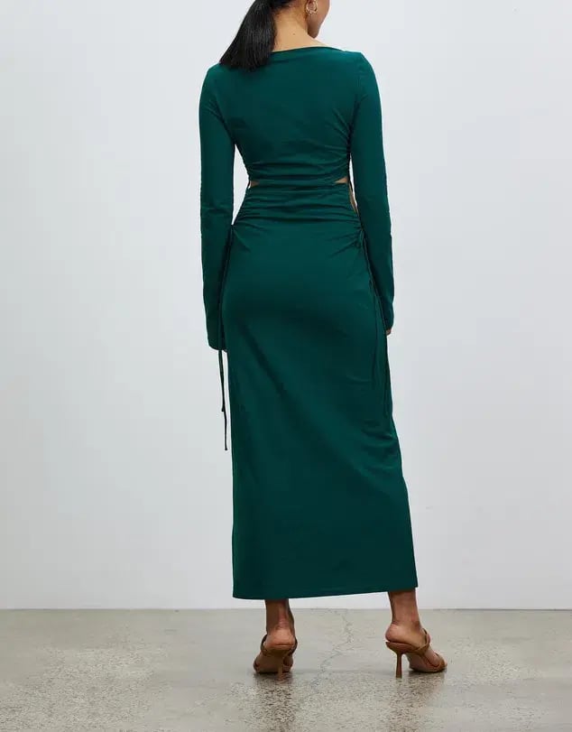 Camilla and Marc Alexandre Midi Dress Emerald Green Size 8 photo 3