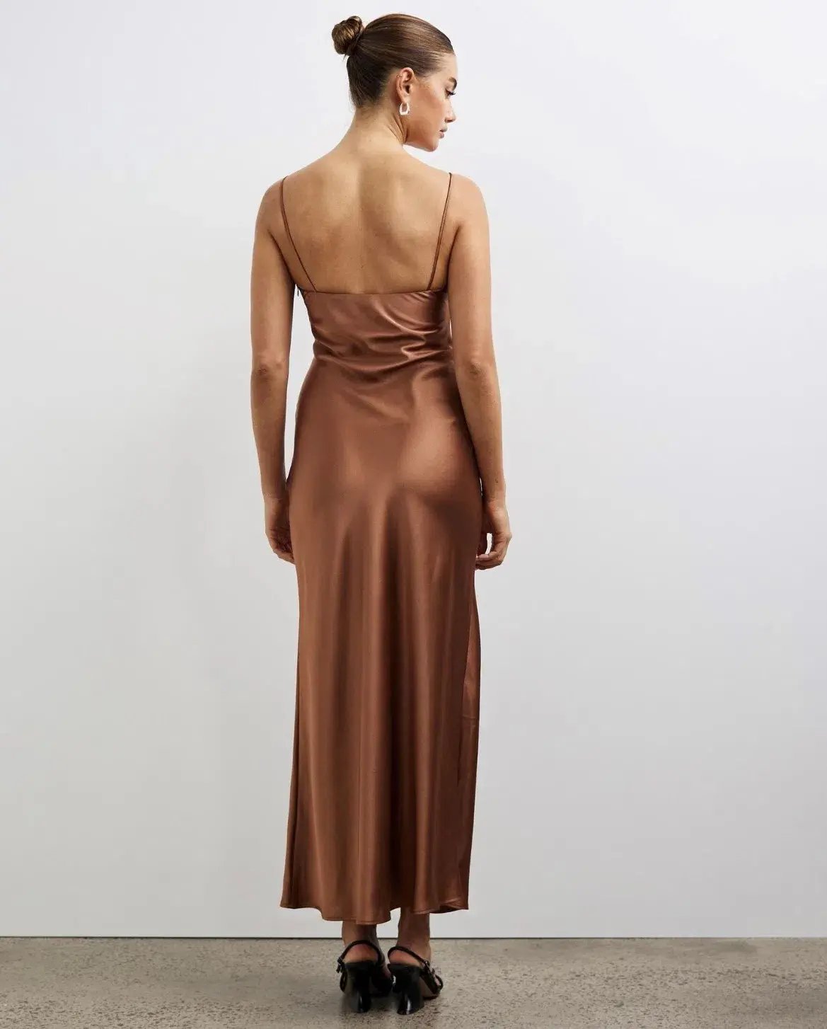 Lover Bronte Maxi Slip Dress Tortoise Size AU 18 photo 3