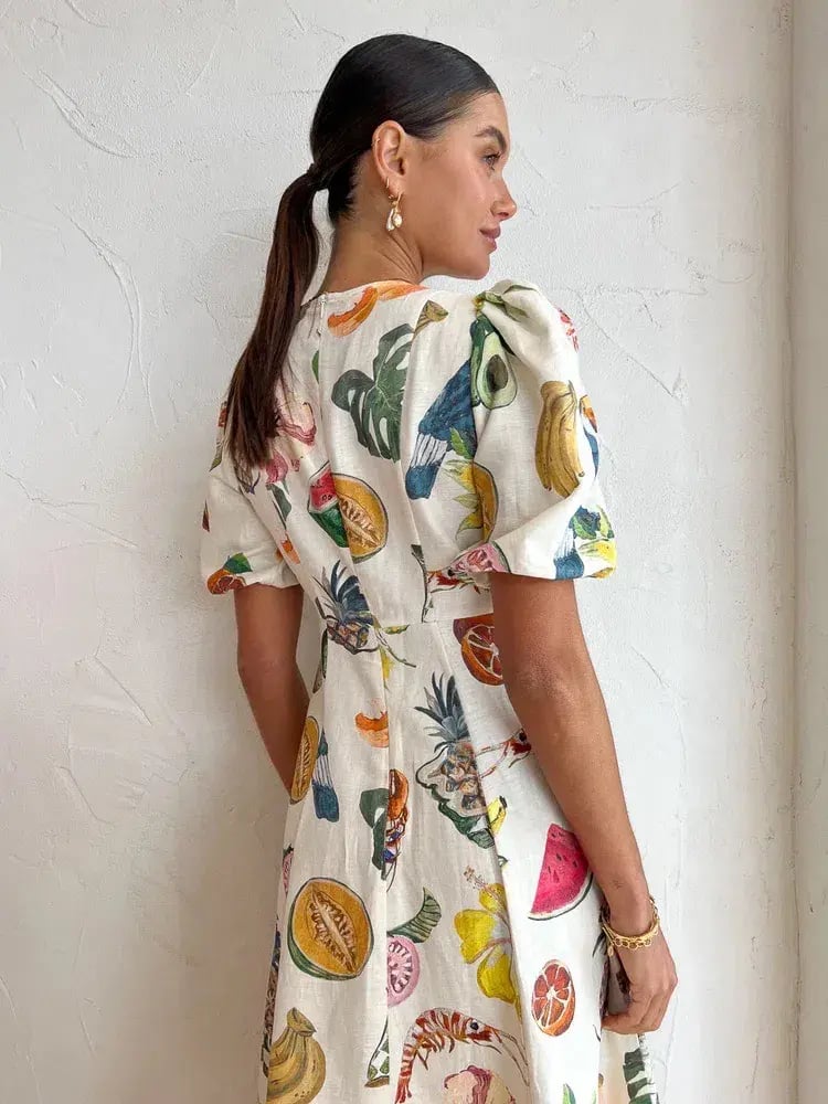 Alemais Theo Midi Dress Multi Size 12 AU photo 14