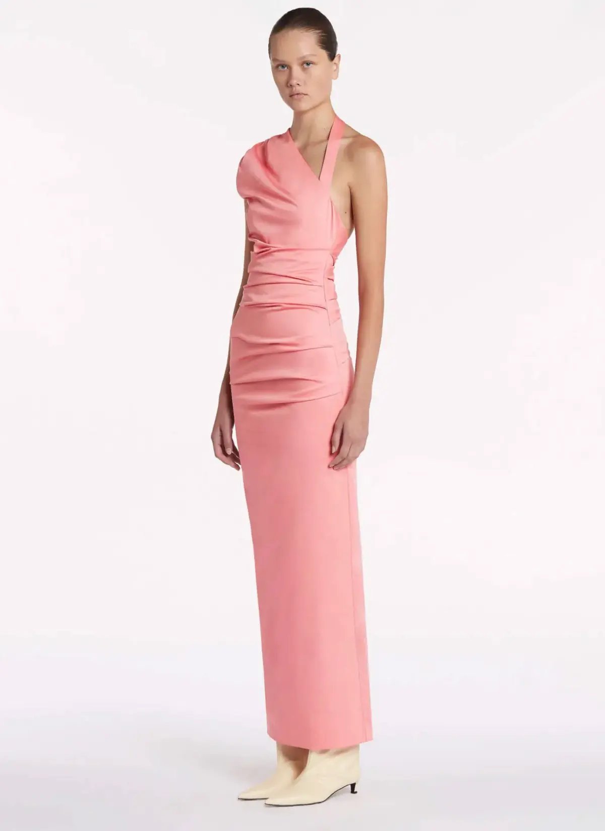 Sir The Label Giacomo Gathered Gown Pink Size 2/Au 10 photo 2