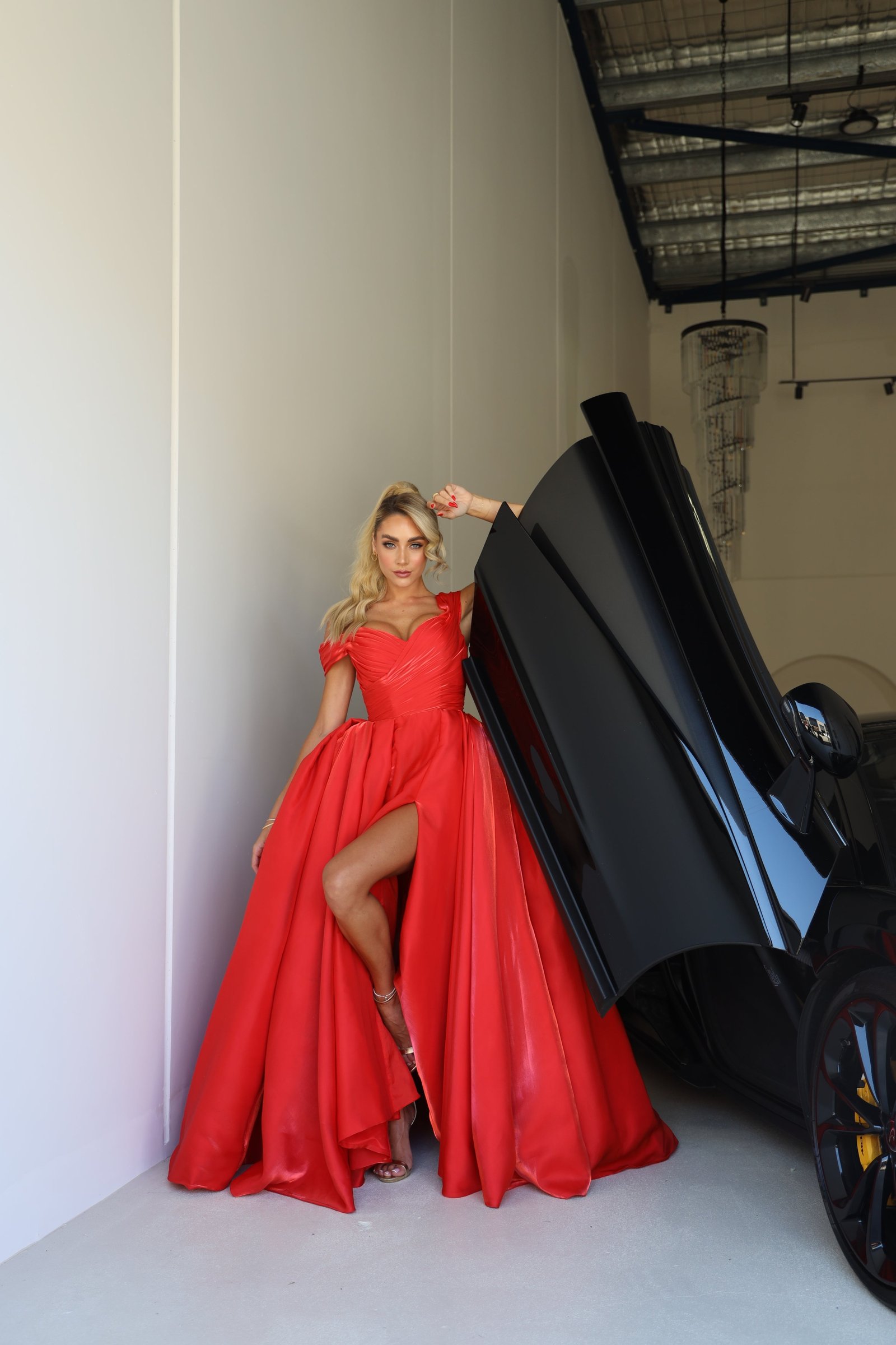 ANASTASIA BALLGOWN RED photo 2