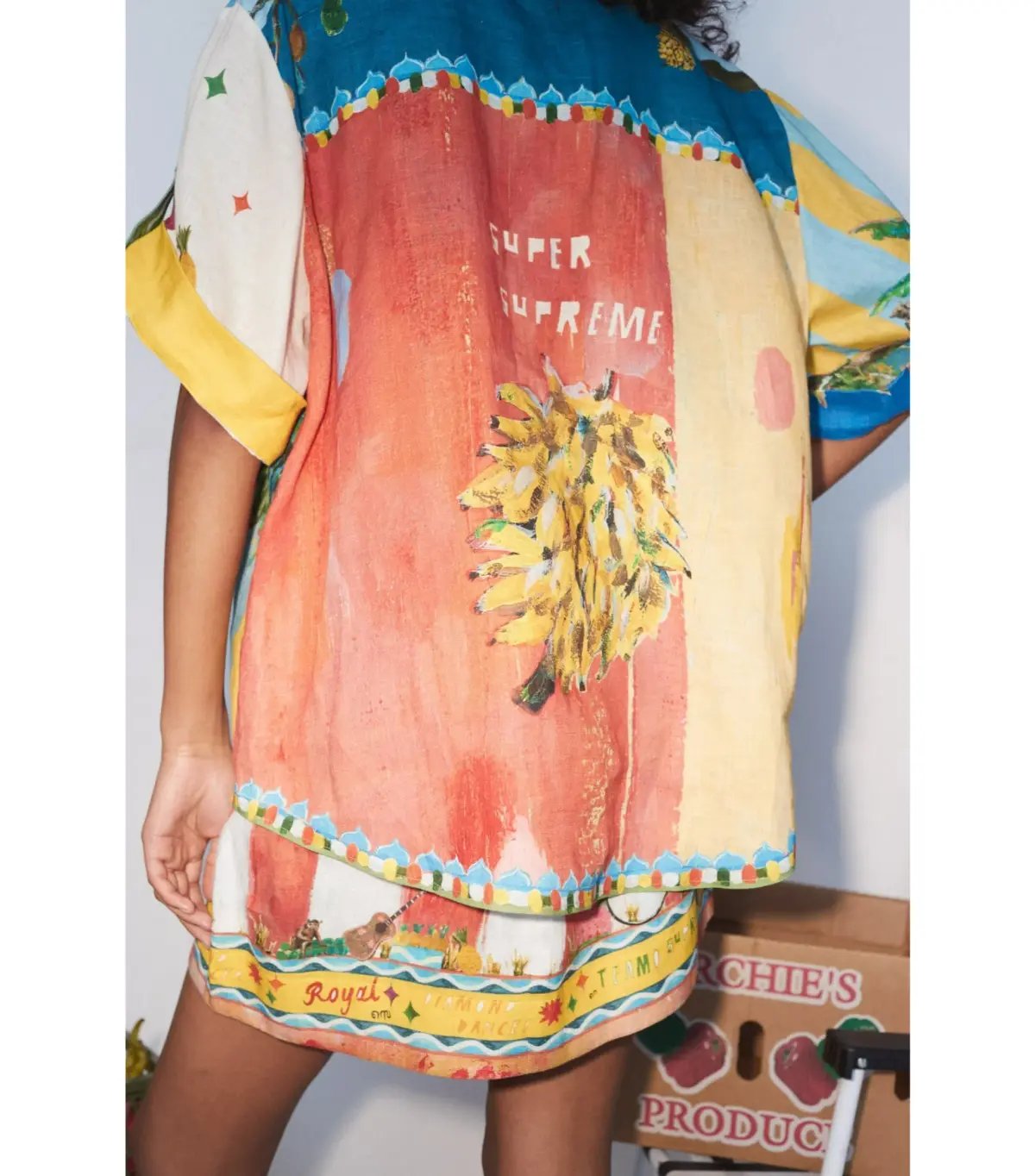 Alémais All Aboard Shirt and Skirt Multi Size AU 16 photo 2