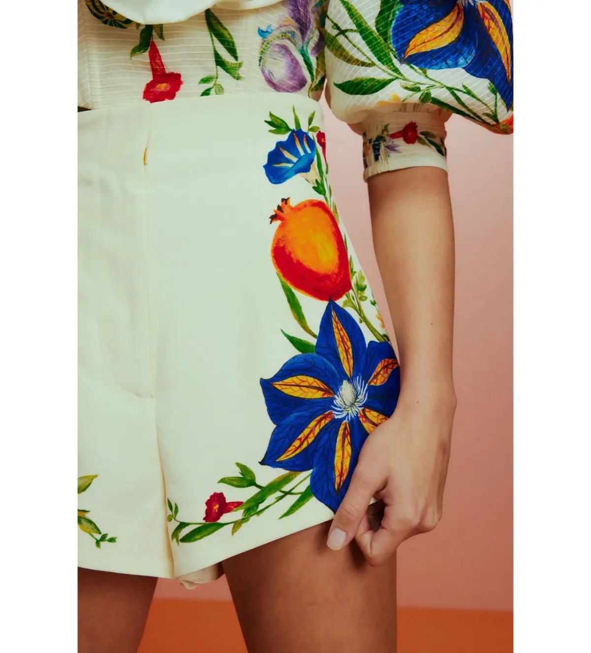 Alemais Flores High Waisted Short and Scarf Top Set Print Size AU 8 photo 5