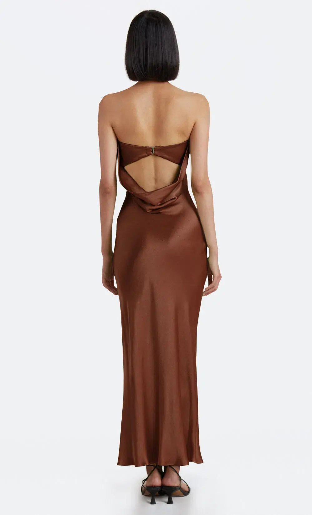 Bec & Bridge Moon Dance Dress Chocolate Size 10 photo 3