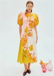 Alemais Silas Midi Dress Size 8 photo 2