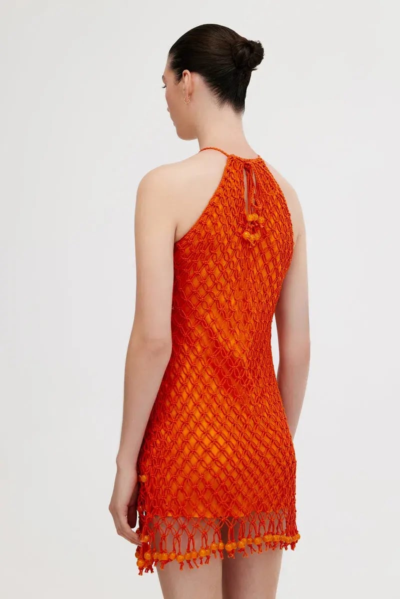 Significant Other Nira Mini Dress Orange Size 8 photo 3