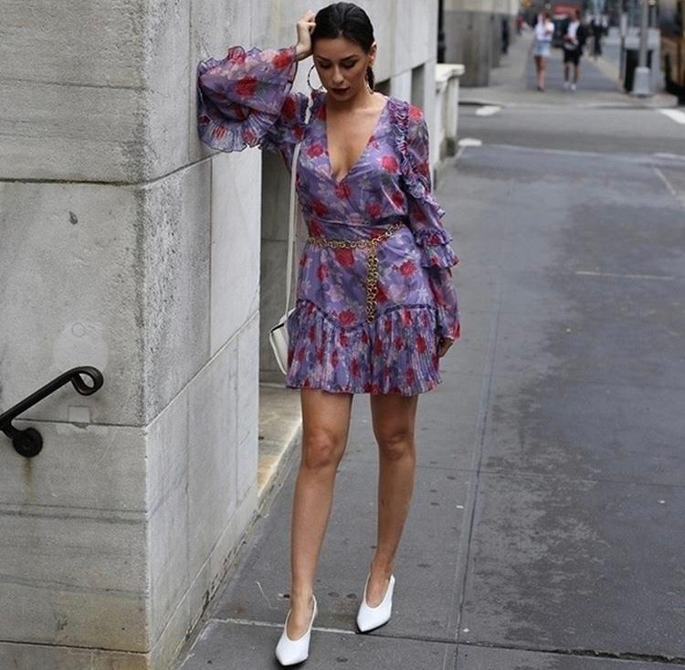 Talulah - Femme Flounce Mini Dress Size S photo 5