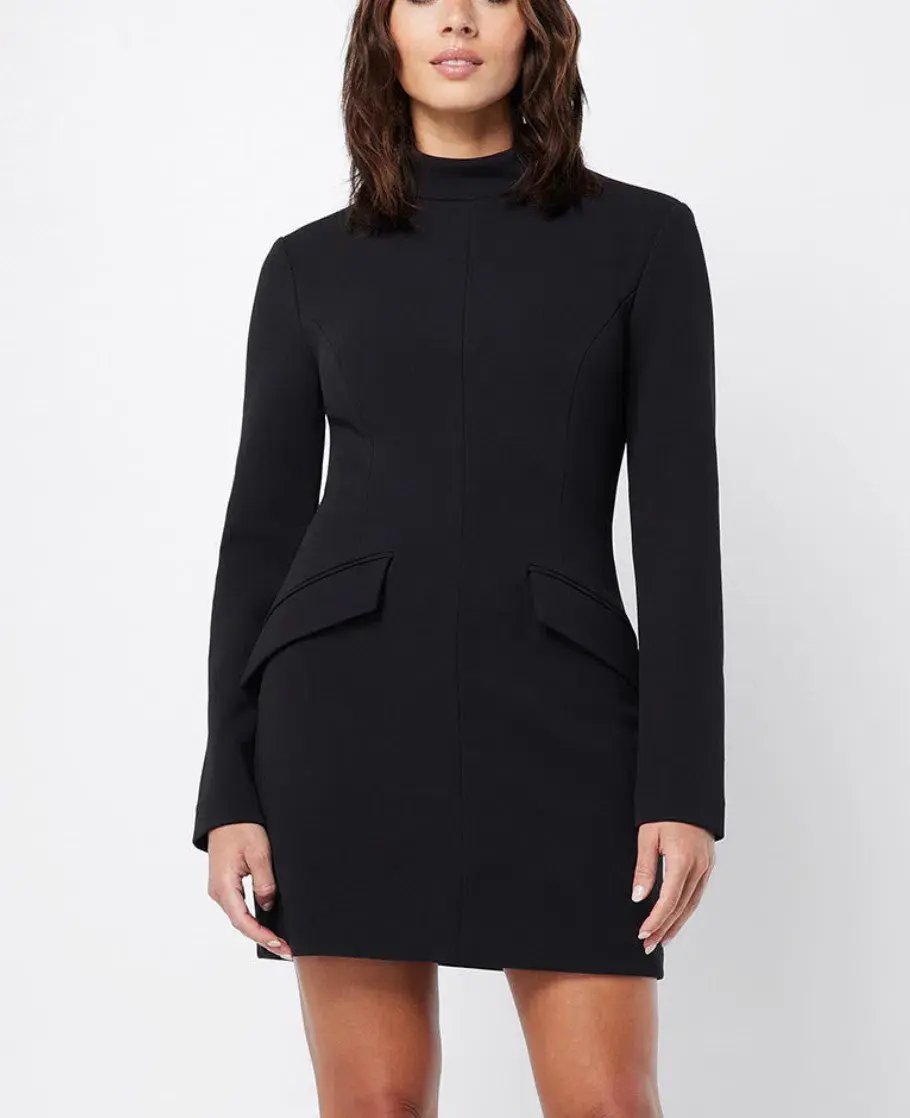 Mossman Vice Versa Mini Dress Black Size 12 photo 3