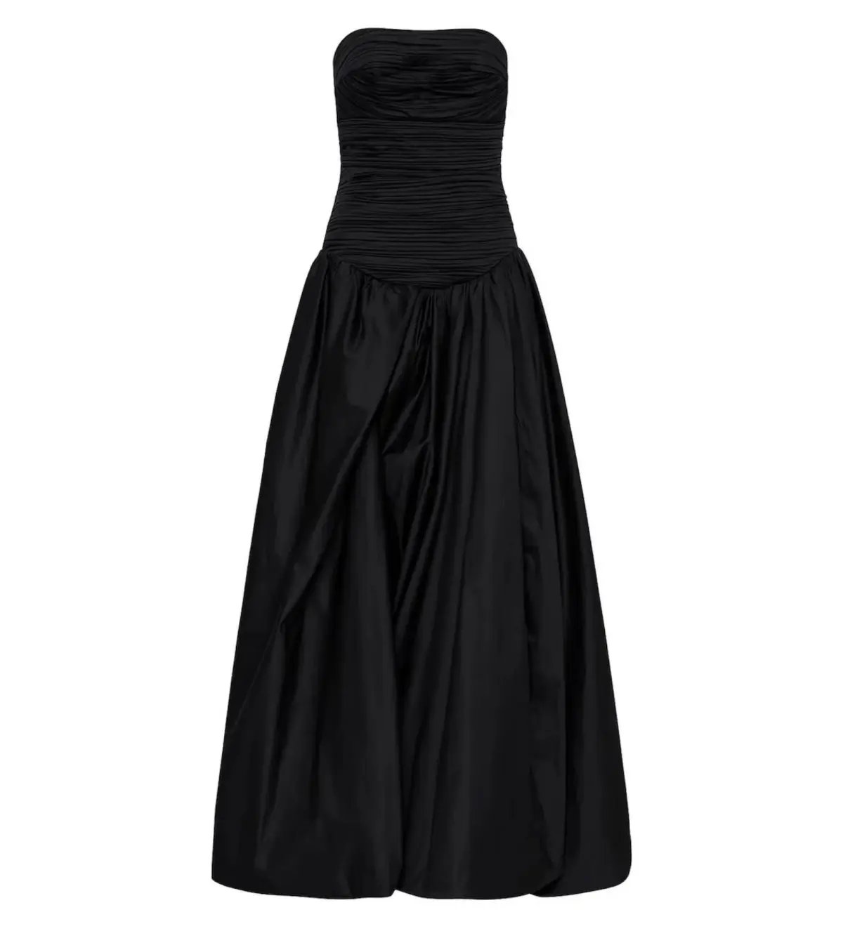 Aje Violette Bubble Hem Maxi Dress Black Size AU 14 photo 8