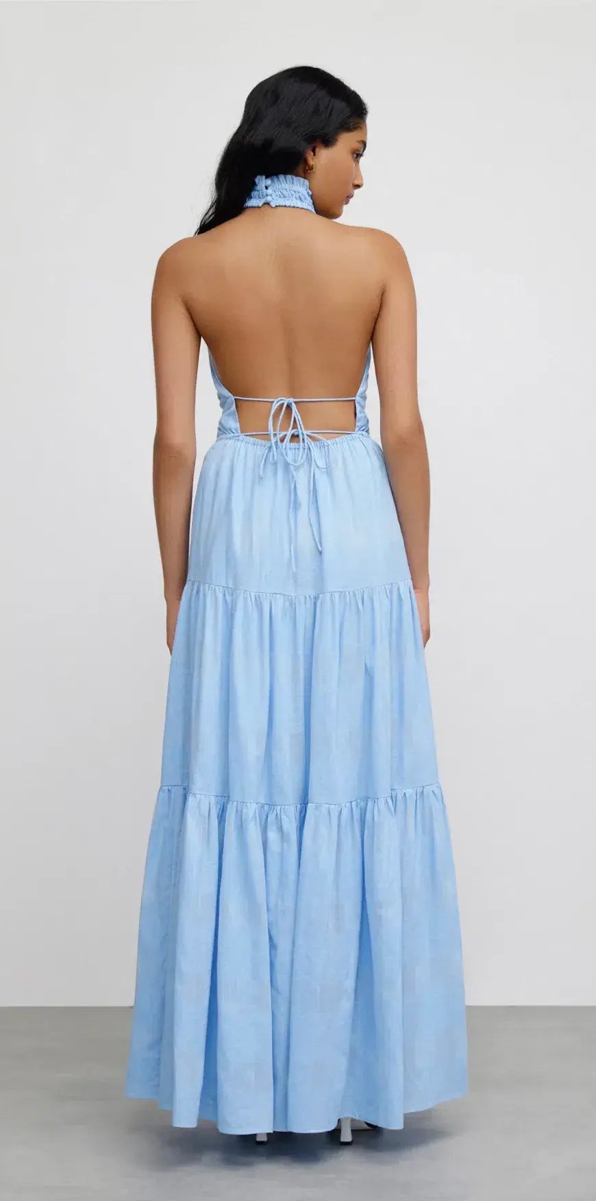 Significant Other Hunter Maxi Dress Blue Size 12 photo 3