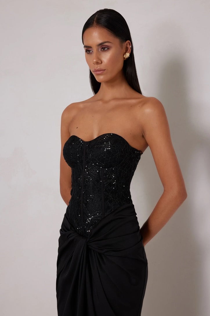 Elle Zeitoune Mabel Dress - Black photo 4