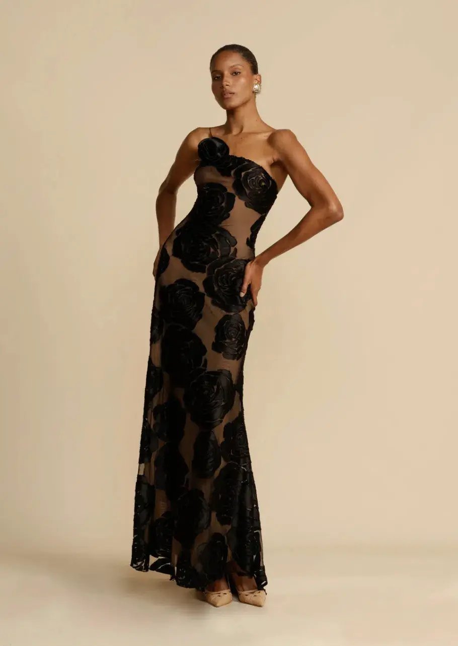 Arcina Ori Marcella Dress Black Size 10/ Medium photo 4