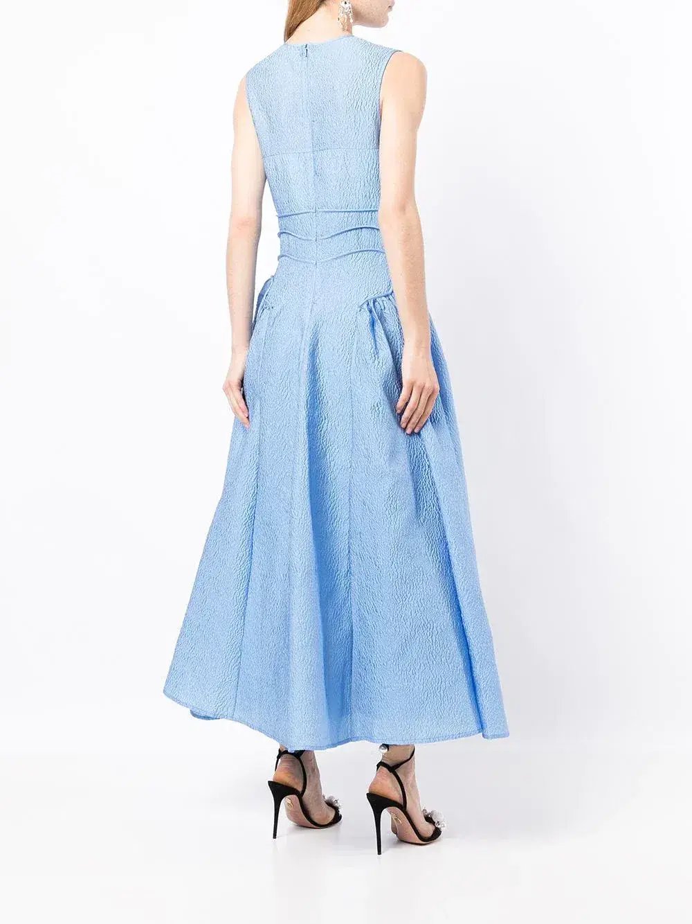 Rachel Gilbert Sophia Dress in Blue Size 3 / Au 12 photo 2
