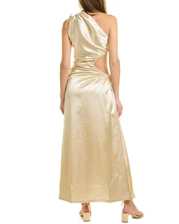 Sonya Moda Nour Ocean Pearl Maxi Dress White Size 6 photo 3