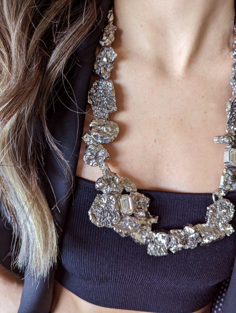 Saint Laurent Rhinestone Necklace photo 4