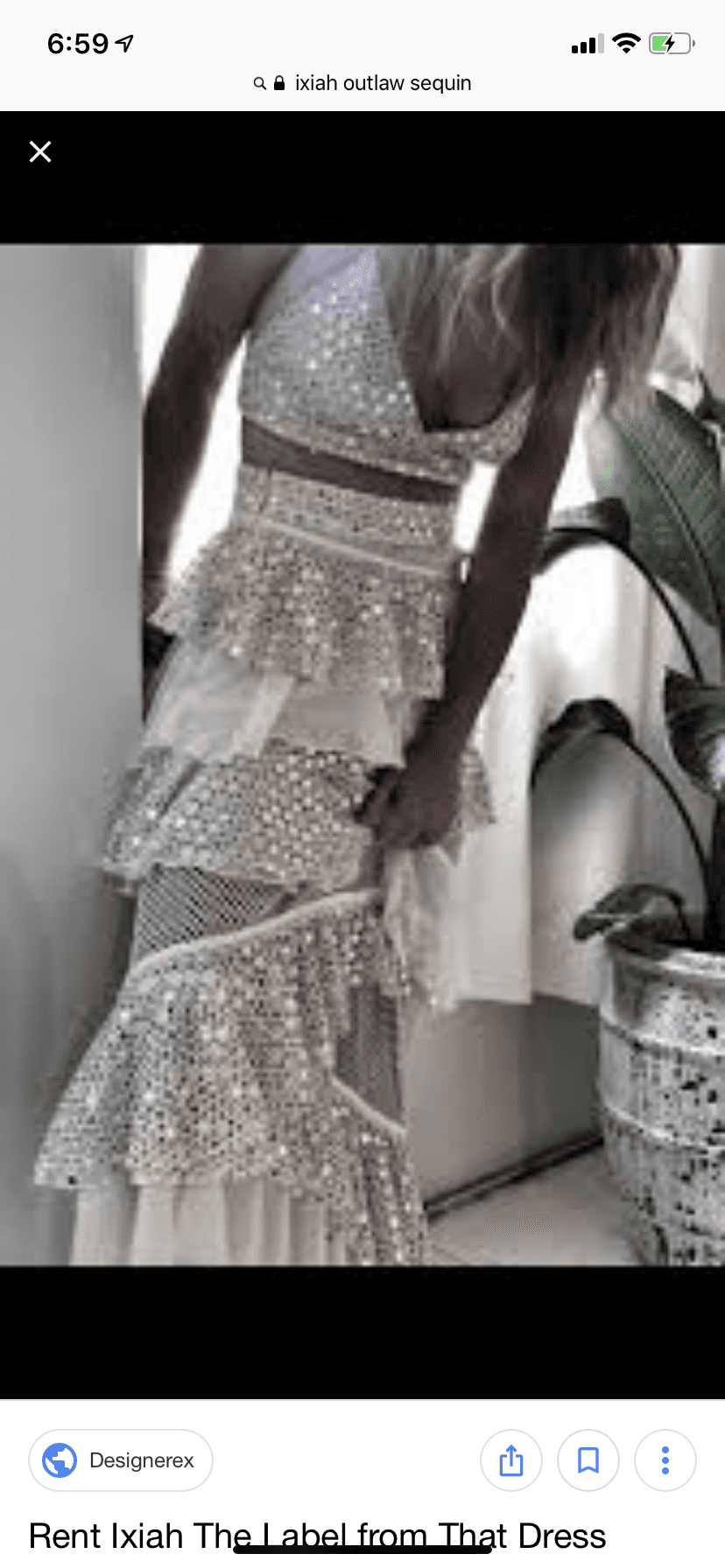 Ixiah The Label Sequin Outlaw Set Size 8 photo 2