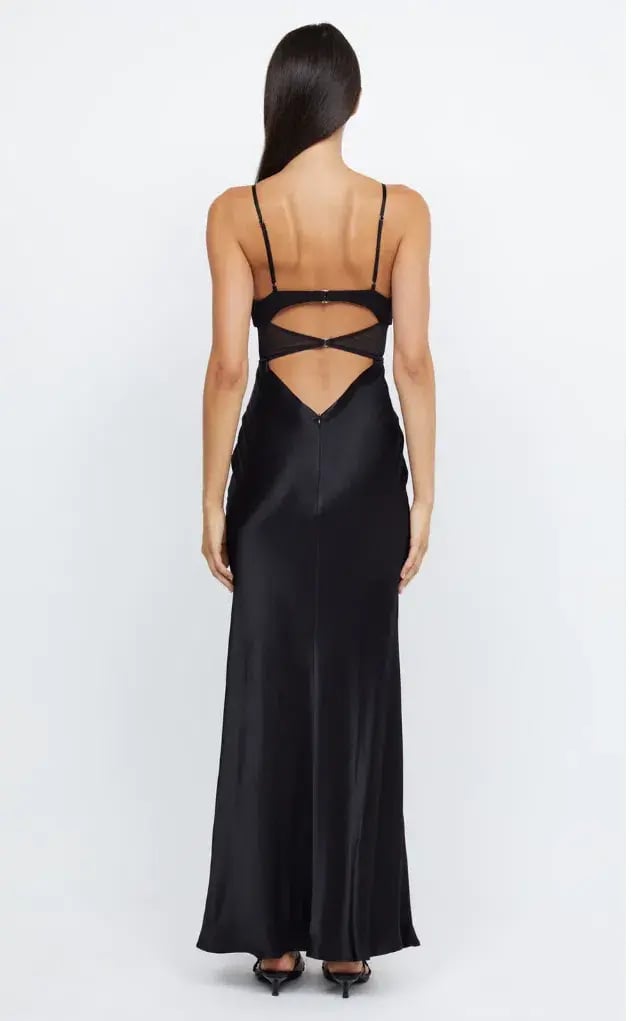 Bec & Bridge Ashton Cut Out Maxi Dress Black Size AU 6 photo 3