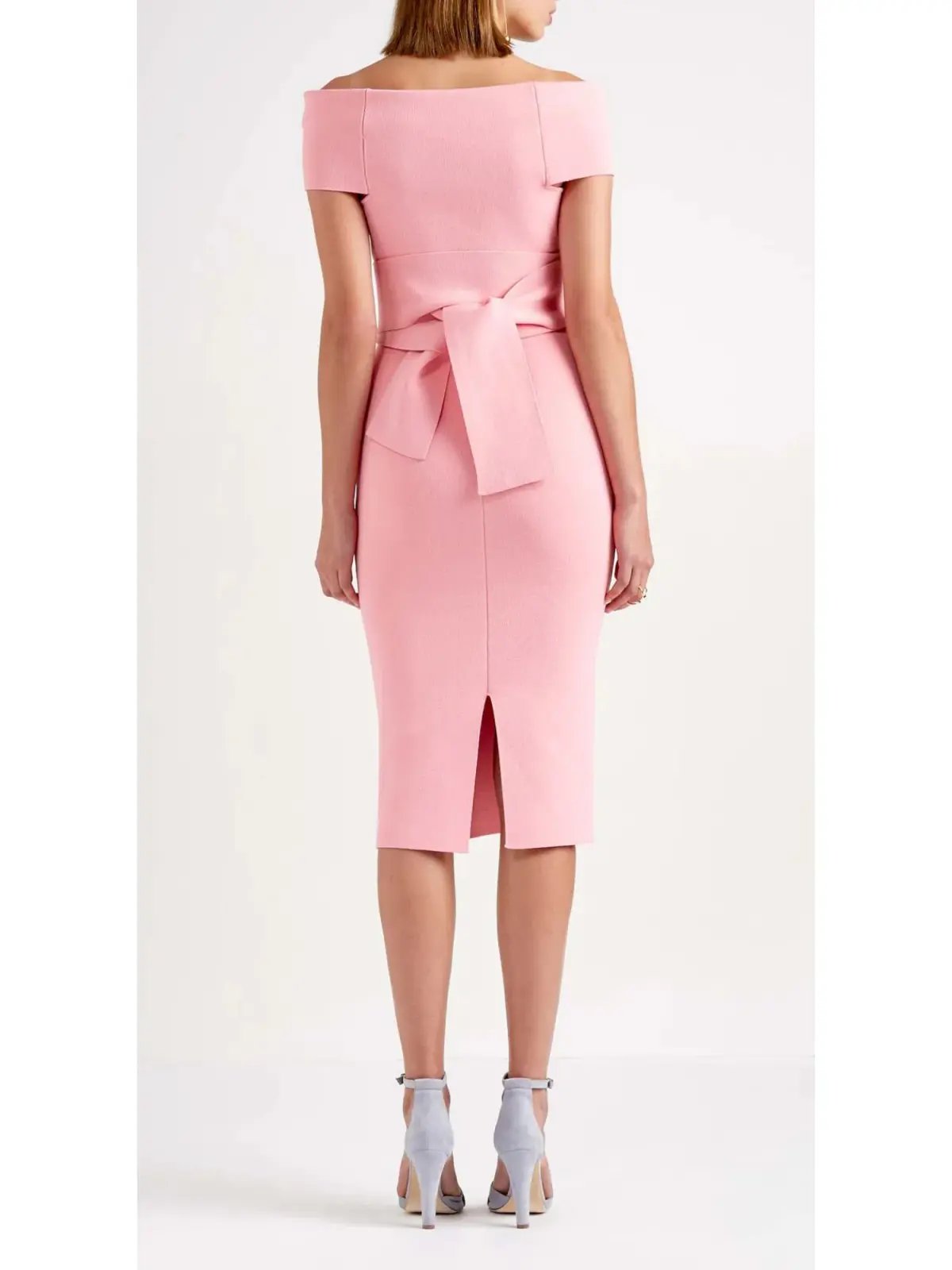 Scanlan Theodore Milano Crepe Knit Dress Pink Size Small / AU 8 photo 2